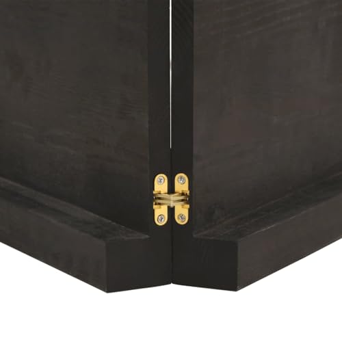 Encimera de baño de madera maciza seleccionada de alta densidad con acabado marrón oscuro de lujo 8