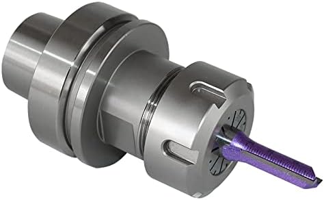 HSK63F ER32-70L Balance Collet Chuck G2.5 24000RPM CNC Tool Holder Stainless Steel With Pull Stud Milling Lathe (HSK63F ER32-70)
