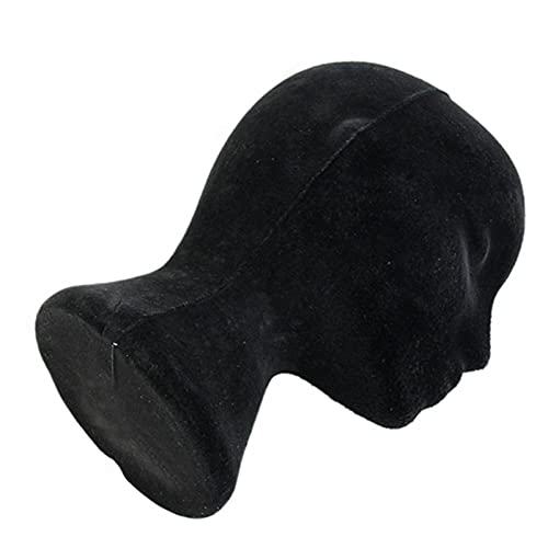 BENBOR Modelo de cabeça manequim espuma, modelo feminino masculino, suporte display peruca, display