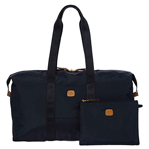 Bric's x-Travel 2.0 22 Inch Cargo Overnight/Weekender Folding Duffle Bag, Navy, One Size