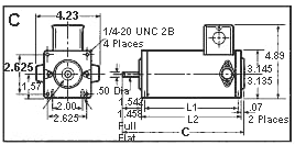 DC Motor, PM, TENV, 1/18 HP, 1800 RPM, 90VDC