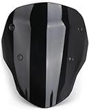 Diese elegante Windschutzscheibe bietet umfassenden Schutz vor den Elementen.