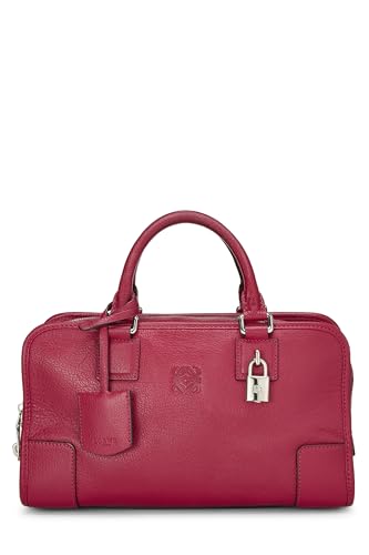 Loewe, Pre-loved Red Leather Amazona 28, Red