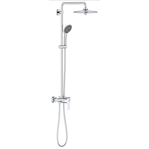 GROHE QuickFix Vitalio Joy 260, Sistema ducha con grifo, ducha mural 26 cm, teleducha 11 cm …