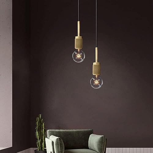 Lustre tout en cuivre moderne E27 au design minimaliste orientable - 3