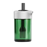 Silicone Oil Brush Bottle, Oil Dispenser Spout, 2 in 1 Design, Liquid Seasoning Bottle with Grilling...