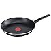 Produktbild Tefal First Cook Pfanne B43514, 24 cm Titanium Force Antihaftbeschichtung, Pfannen mit integrierter Temperaturanzeige, ergonomischer Griff, Bratpfanne mit Schüttrand, Antihaft Versiegelung