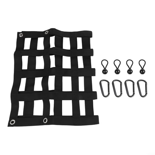 Noteflora 60×18 In Heavy Duty Mesh Tailgate Net For Full-Size Pickup Truck Bed For Chevrolet For Silverado For Ford F-150 For Dodge For Ram For GMC