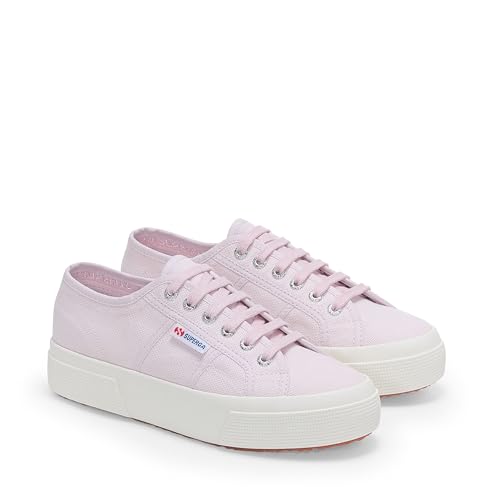 Image of Superga 2740 Platform Sneakers for Men and Women - Iconic Italian Men's and Women's Tennis Shoes with Breathable Canvas Upper, Non Slip Rubber Sole