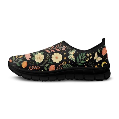 Image of Womens Slip On Walking Shoes Non Slip Loafer Breathable Holiday Travel Shoe Lightweight Casual Low Top Sneakers SizeUS 5.5-11.5