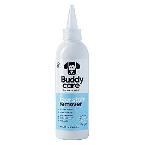 Dog Tear Stain Remover by Buddycare | Fast-Acting Tear Stain Remover for Dogs | Naturally Derived, PH-Balanced Formula (200ml)