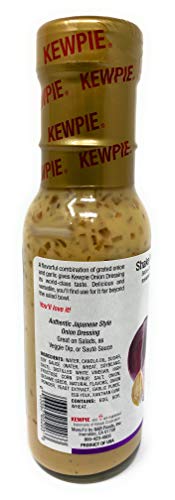 Image of KEWPIE Roasted Garlic Onion Dressing & Saute Sauce, Bold & Savory Authentic Japanese-Style Salad Dressing, Perfect for Greens, Wraps, Marinades & Dips, 8 fl oz