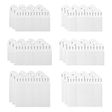 36 Paar (72 Stück) Klebestreifen Klettband Streifen, Selbstklebend Bilder-Montagestreifen für Poster, Fotos, Dekorationen, Haftung ohne Bohren, Wiederverwendbare Powerstrips für glatte Oberflächen