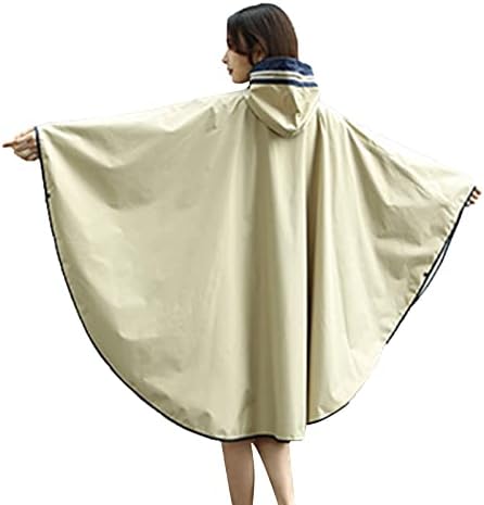 Cape De Pluie à Capuche Adulte Enfant - Poncho Imperméable Nylon Épais Pour Vélo Moto Scooter