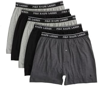 POLO RALPH LAUREN Men's Classic Cotton P5 Knit Boxers