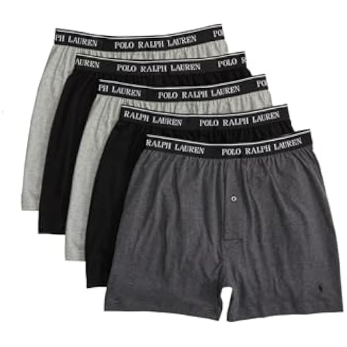 POLO RALPH LAUREN Men's Classic Cotton P5 Knit Boxers