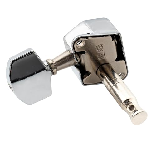 Musiclily Pro 3L+3R Klucze Gitaryowe Półzamknięte Tunery Kołki do Strojenia do Gitary Elektrycznej Akustycznej, Złoty