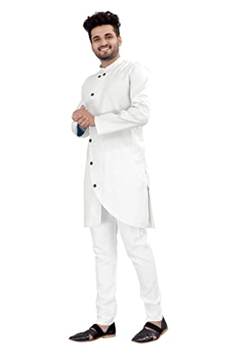 Image of Kurta pyjama for Mens In cross patten and classis colours
