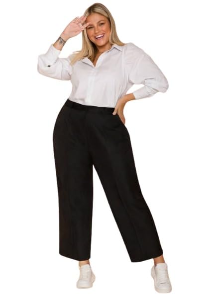 Korean Pants for Women,Black Trouser,Plus Size Trouser for Women 53.-picture-23