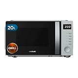 Cecotec Microondas Digital Proclean 5005 Silver. 700W, 20L, Tecnología 3DWave, 5 Niveles Potencia, Temporizador 30 Min, Descongelación, Pantalla con Reloj, Comidas Listas al Instante
