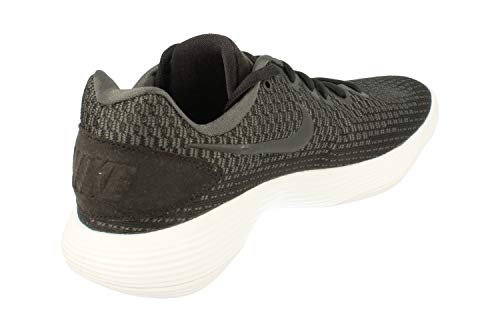 Nike Hyperdunk 2017 Low Mens Basketball Trainers 897663 Sneakers Shoes (UK 8 US 9 EU 42.5, Black Metallic Silver 001)