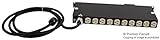 Eaton T982A1-F-SS-009 Stromverteilereinheit (PDU) 1U Schwarz 12 AC Ausgänge - Stromverteiler (PDUs) (Reguliert, 1U, Horizontal, Schwarz, 12 Ausgänge AC, Nem5–15R)