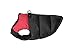 Gooby Padded Vest Dog Jacket - Red, Large - Warm Zip Up Vest Fleece Jacket with Dual D Ring Leash Water Resistant for Small to Medium Dogs