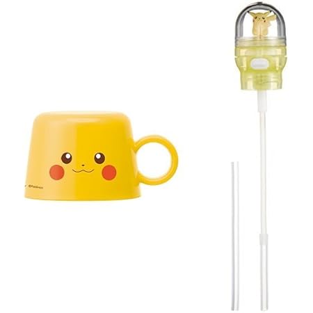 Amazon Co Jp セット買い ペットボトル キャップ コップ ピカチュウ フェイス ポケモン ドーム型 ペットボトル ストローキャップ 350ml 500ml ポケモン Xy ホーム キッチン