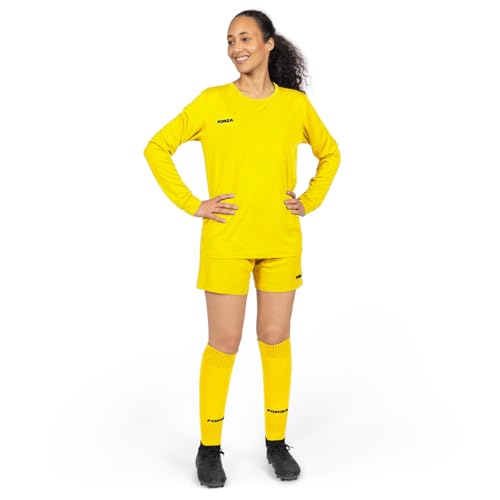 Tenue de football FORZA pour femmes : ensemble complet haut de gamme maillot short chaussettes