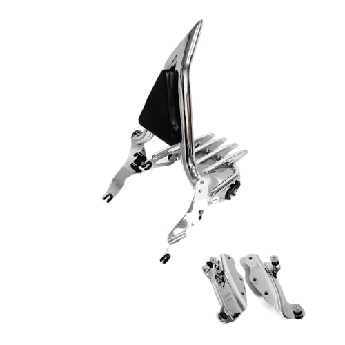 Dossier passager moto avec porte-bagages arrière pour Touring Road King et Street Glide 2009-2022