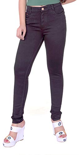 Image of FCK-3 Stretchable Denim Pencil Fit Regular Fit High Waist Jeans for Women