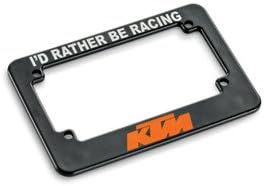 KTM OEM Parts Motorcycle License Plate Frame (BLACK/ORANGE)