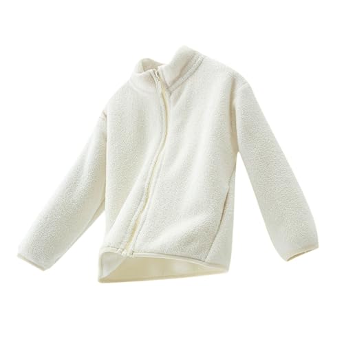 KODMNSW Fleecejacke Mädchen Warme Teddyjacke Unisex Kinder Jacke...