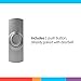 GE home electrical Wireless Doorbell Kit, Battery Operated Receiver, 1 Push Buttons Door Bell, 8 Melodies Doorbell Chime, 4 Volume Levels, Classroom Doorbell, 150 Ft Range, Satin Nickel, 19303