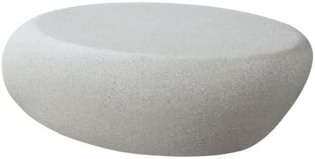 Concrete Bench – Exquisite Oval Stone Table for Outdoor Use