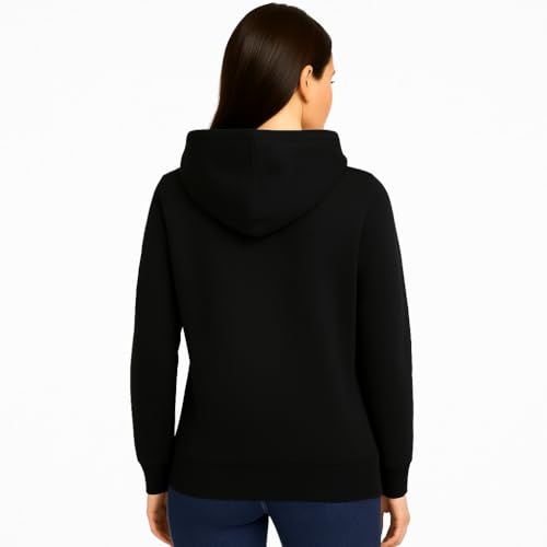 Image of Raves Womens Stylish Printed Hoodie | Trendy Cotton Fleece Hooded Sweatshirt for Women & Girls | Full Sleeve Winter Wear Pullover