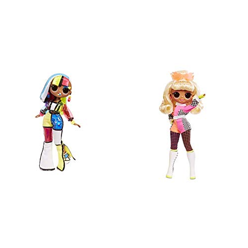 L.O.L. Surprise! O.M.G. Lights Angles Fashion Doll with 15 Surprises w O.M.G. Lights Speedster Fashion Doll with 15 Surprises