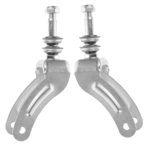 BIUDECO スチール製 車椅子前輪ブラケット 軽量耐久ベアリング付前叉支架 車椅子交換用パーツ 安定性向上簡単取付け