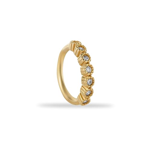 KORAL JEWELRY 8mm NbJ[t[v sAX NAWRt 14K \bhCG[S[h wbNX gKX Zv^ [u R` ̑̃{fBsAXp, M, L[rbNWRjA