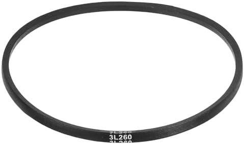uxcell 3L260 Classic Wrapped Rubber V-Belt, 26"(660mm) Outside Circumference, 3L Profile V Belt 3/8" Width 7/32" Height