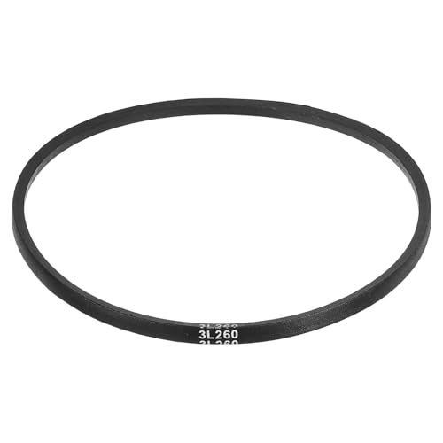 Image of sourcing map 3L260 Classic Wrapped Rubber V-Belt, 26"(660mm) Outside Circumference, 3L Profile V Belt 3/8" Width 7/32" Height