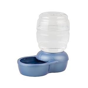 Petmate Replendish Gravity Waterer Cat and Dog Water Dispenser 05 GAL Blue Made in USA