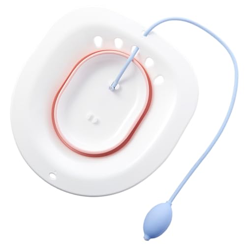 IWOWHERO Collapsible Sitz Bath Basin for Postpartum Care Relief Postoperative Care Pink