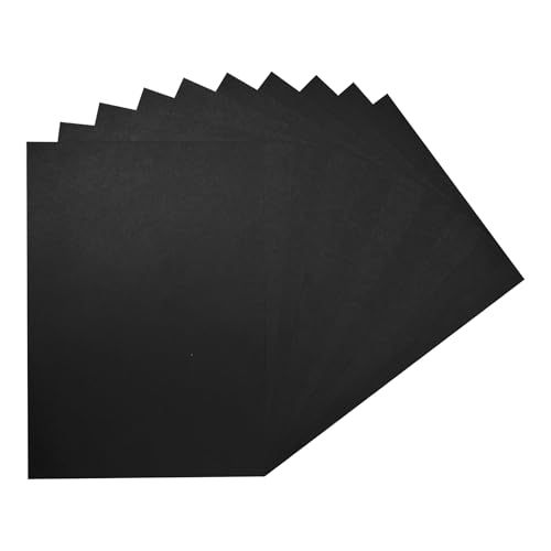 Pack of 100 A4 Black Coloured Paper 75gsm Sheets