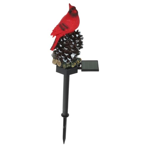 MOTHNUR Luz Solar para Jardín con Diseño Decorativo sin Cableado Iluminación LED Exterior para Césped Patio y Luz Cálida para Exteriores