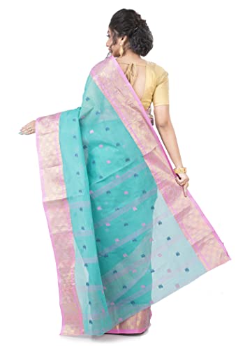 Image of Woven Tangail Pure Cotton Saree