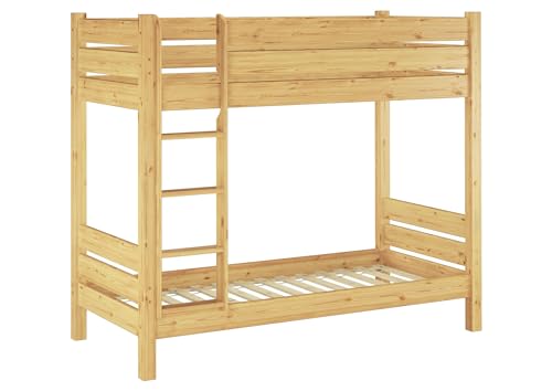 Erst-Holz®Etagenbett für Erwachsene Stockbett 90x200 Nische 100 teilbar...