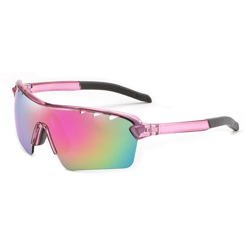 FEISEDY Niños Adolescentes Gafas Deportivas UV400 Protección Ciclismo Gafas para Niños Niñas Edad 6-12 B2850