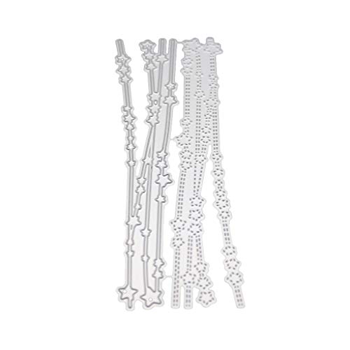 KunmniZ Meteor Metall-Stanzformen Schablone Scrapbooking DIY Album Stempel Papier Karte Prägung Cover