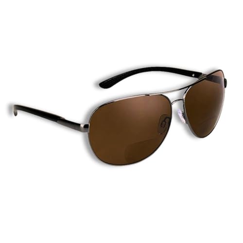Image of proSPORT Polarized Bifocal Aviator Reading Sunglasses Men, Fishing Sunglass Readers, UV400 Polarized Lens, Driving Golf Beach